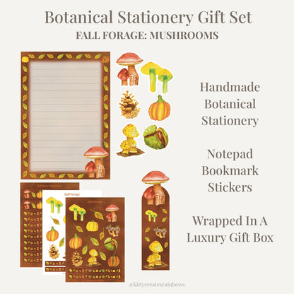 Autumnal Botanical Stationery Gift Sets