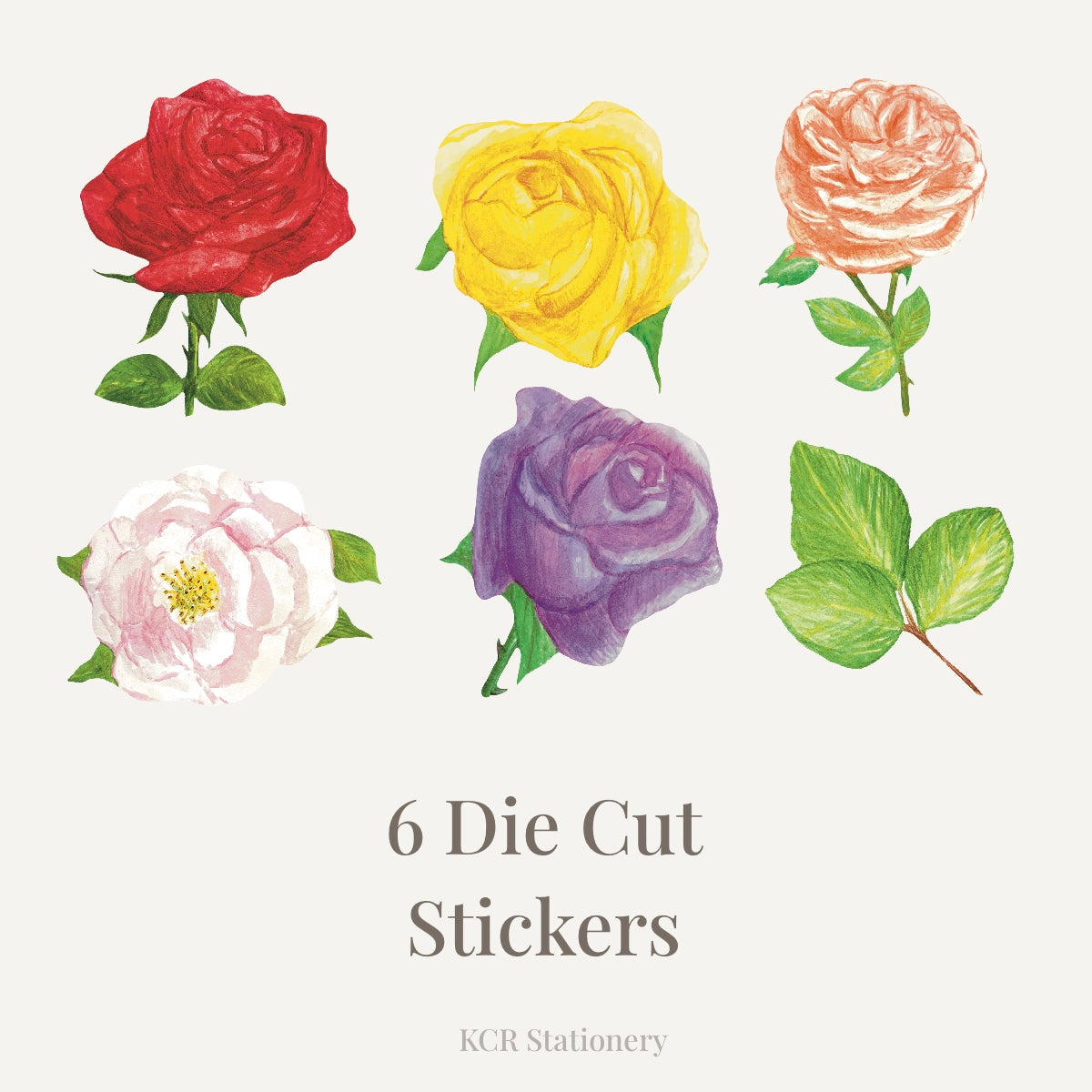 Rose Garden 6 Sticker Pack