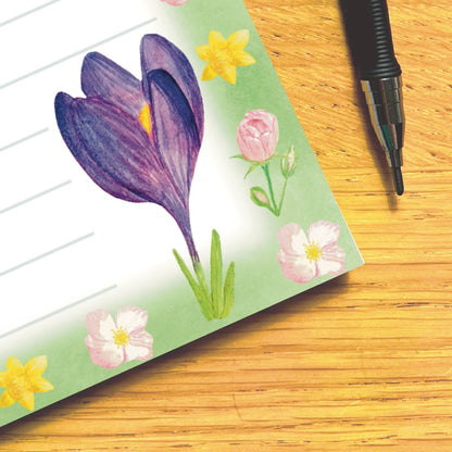 Spring Bloom Notepad Multiple Options