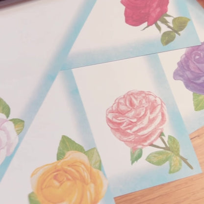 Rose Garden Letter Writing Box Sets