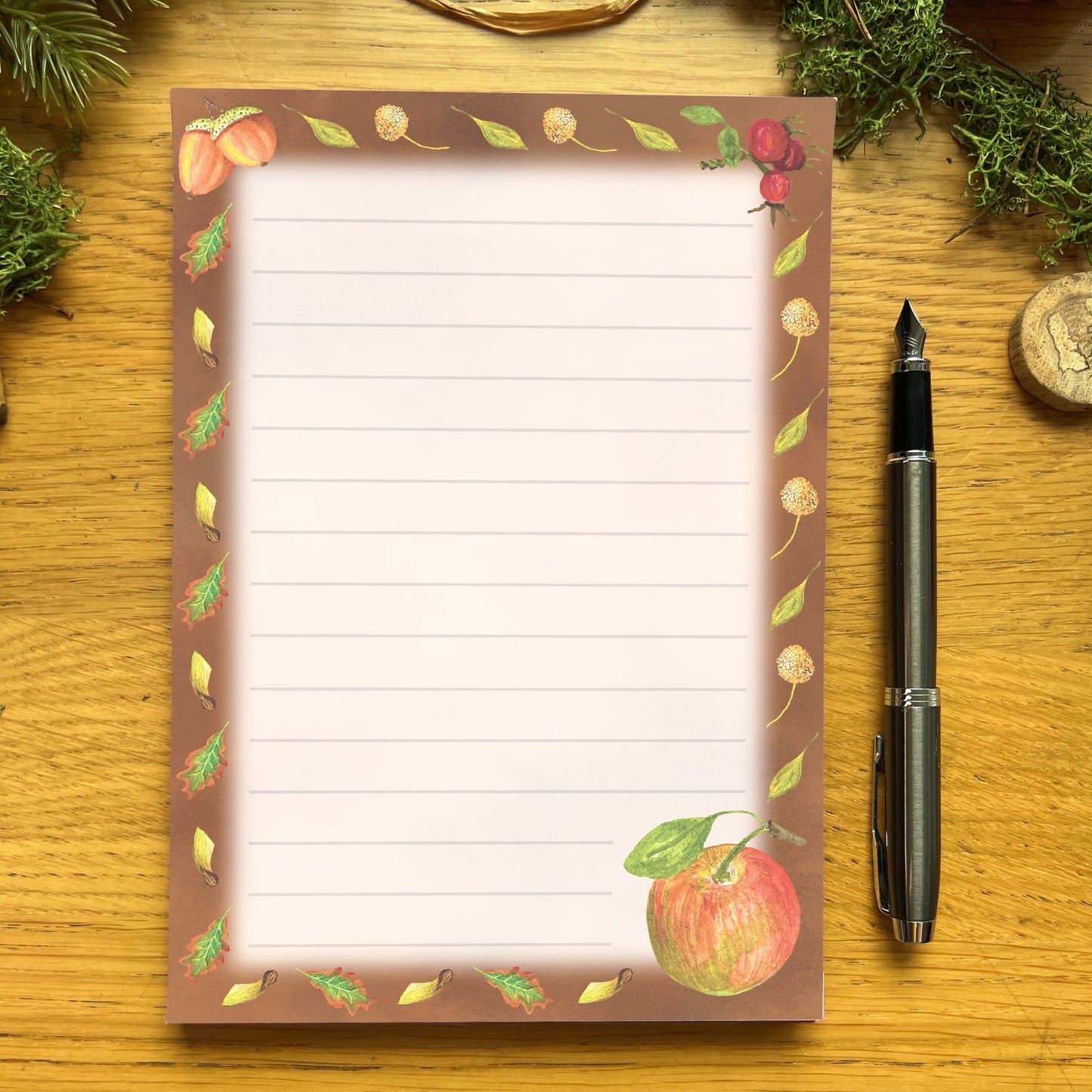 Woodland Walk Fruits Notepads