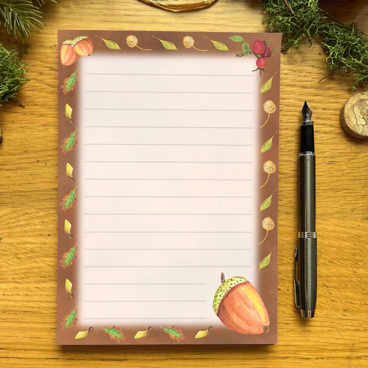 Woodland Walk Fruits Notepads