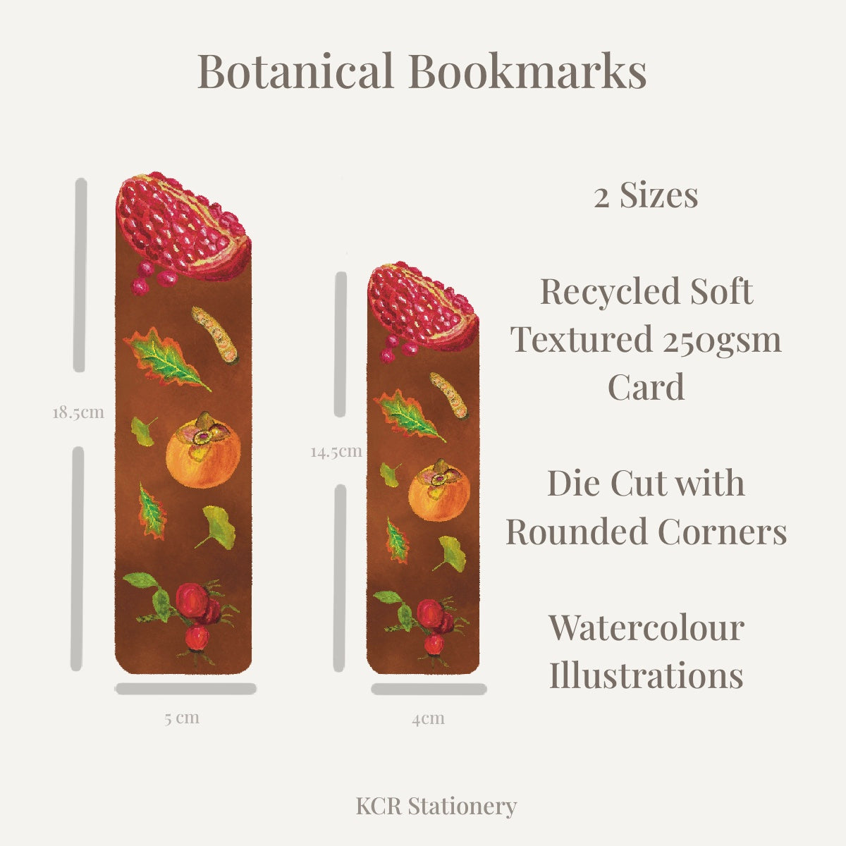 Woodland Walk Moss Fruit Bookmark