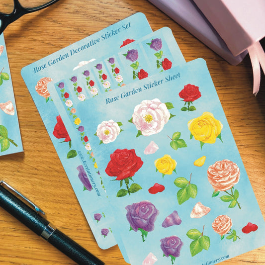 Rose Garden Sticker Sheets