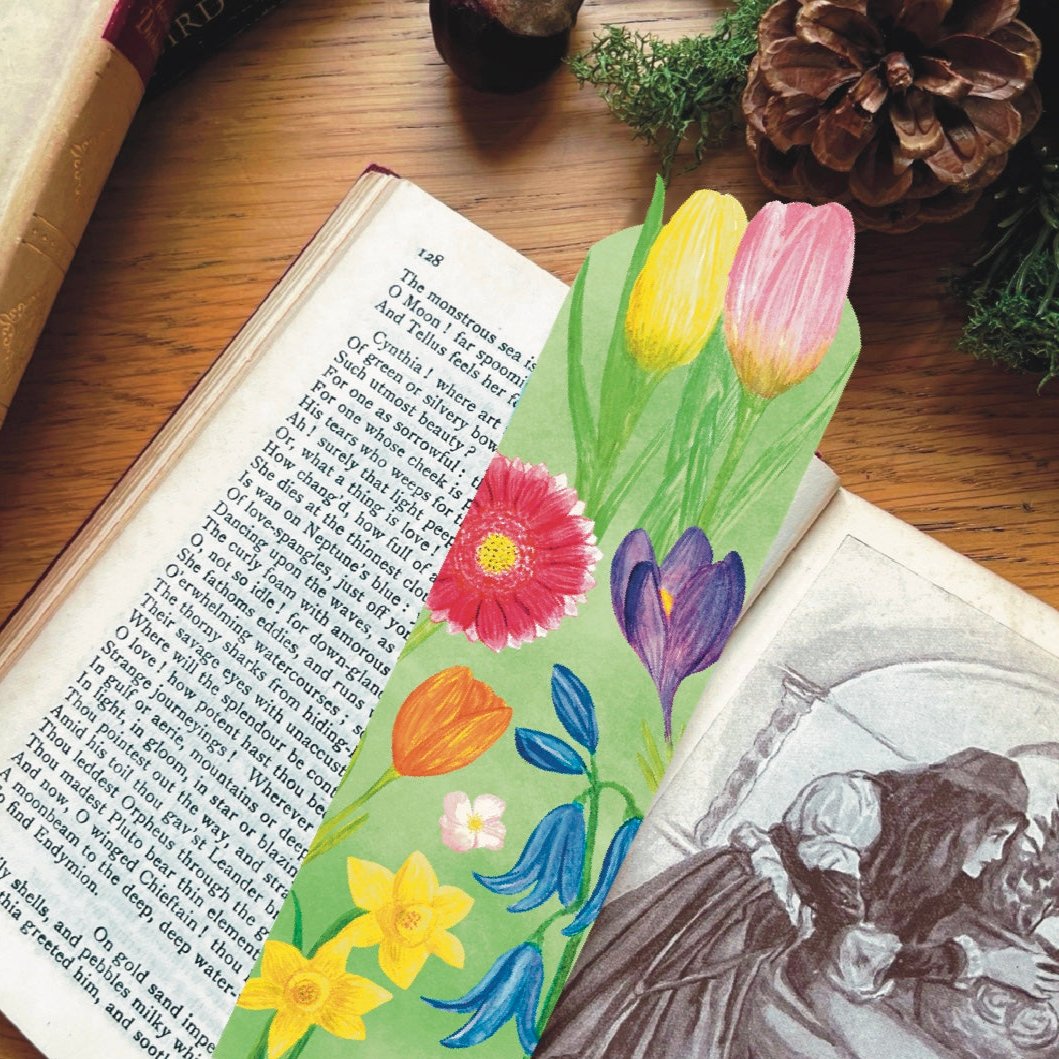 Spring Bloom Bookmarks