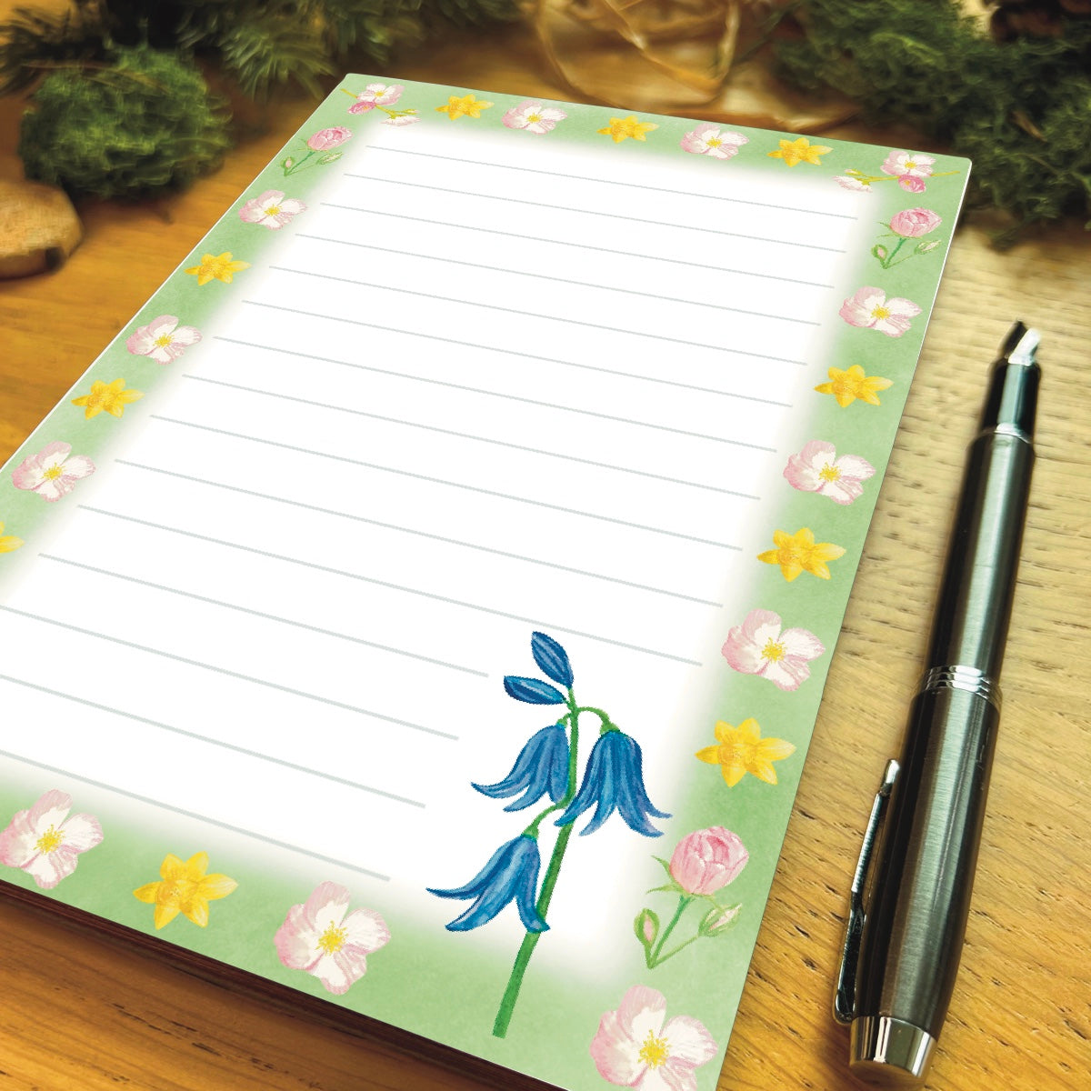 Spring Bloom Notepad Multiple Options