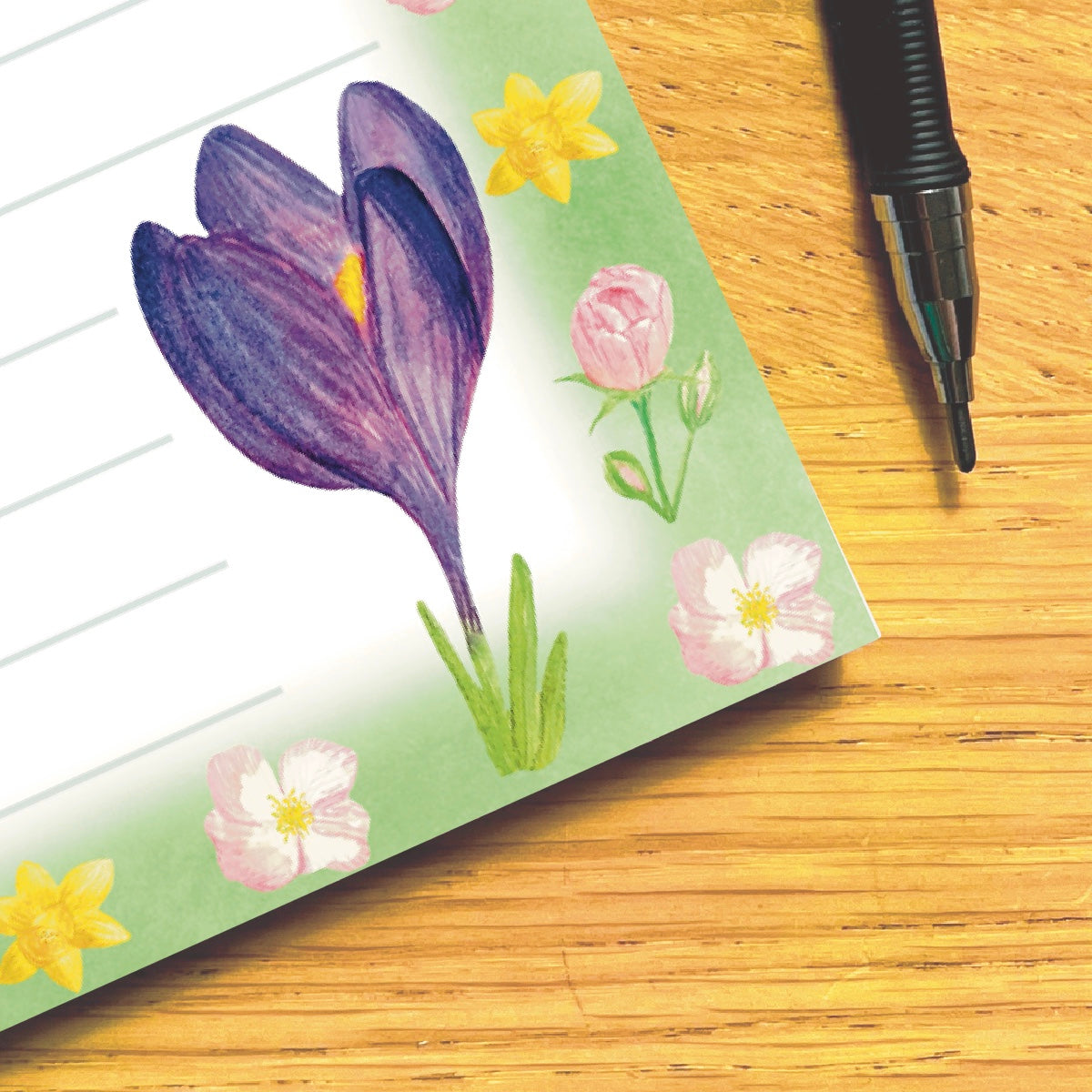 Spring Bloom Notepad Multiple Options