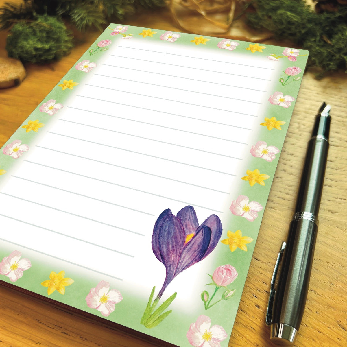 Spring Bloom Notepad Multiple Options