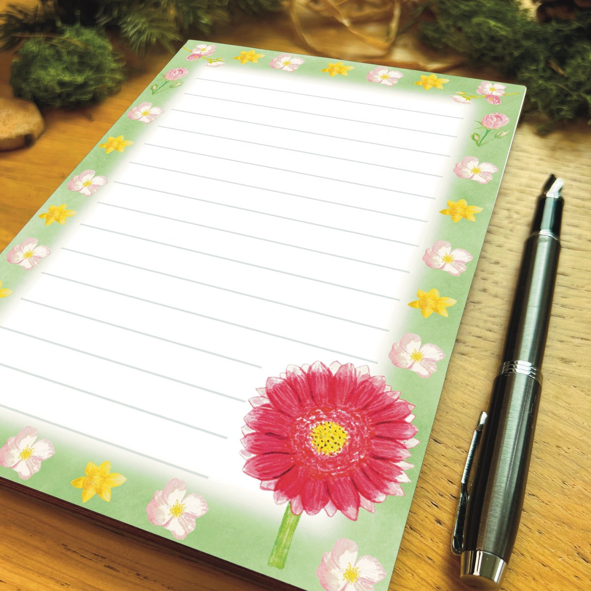 Spring Bloom Notepad Multiple Options