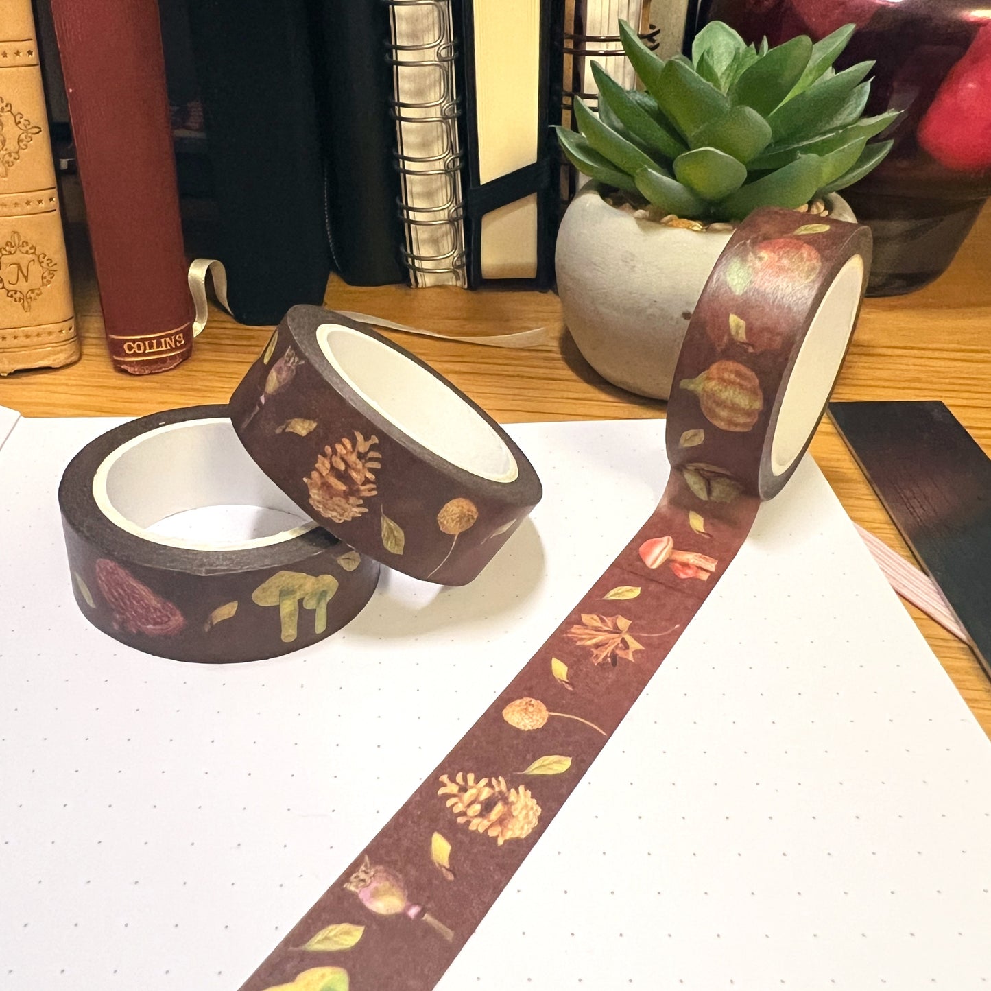 Autumn Fall Botanical Washi Tape