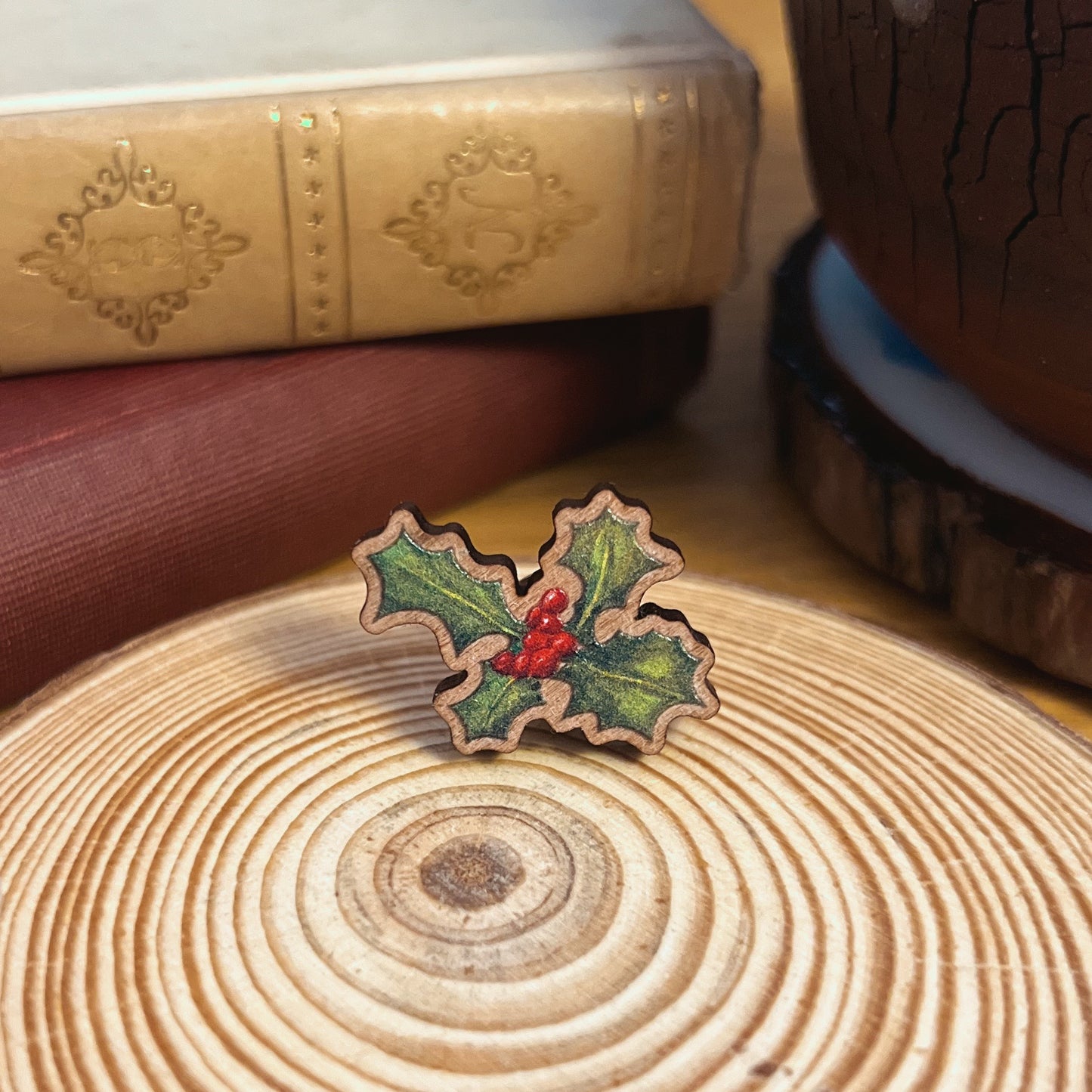 Botanical Wooden Pin Set