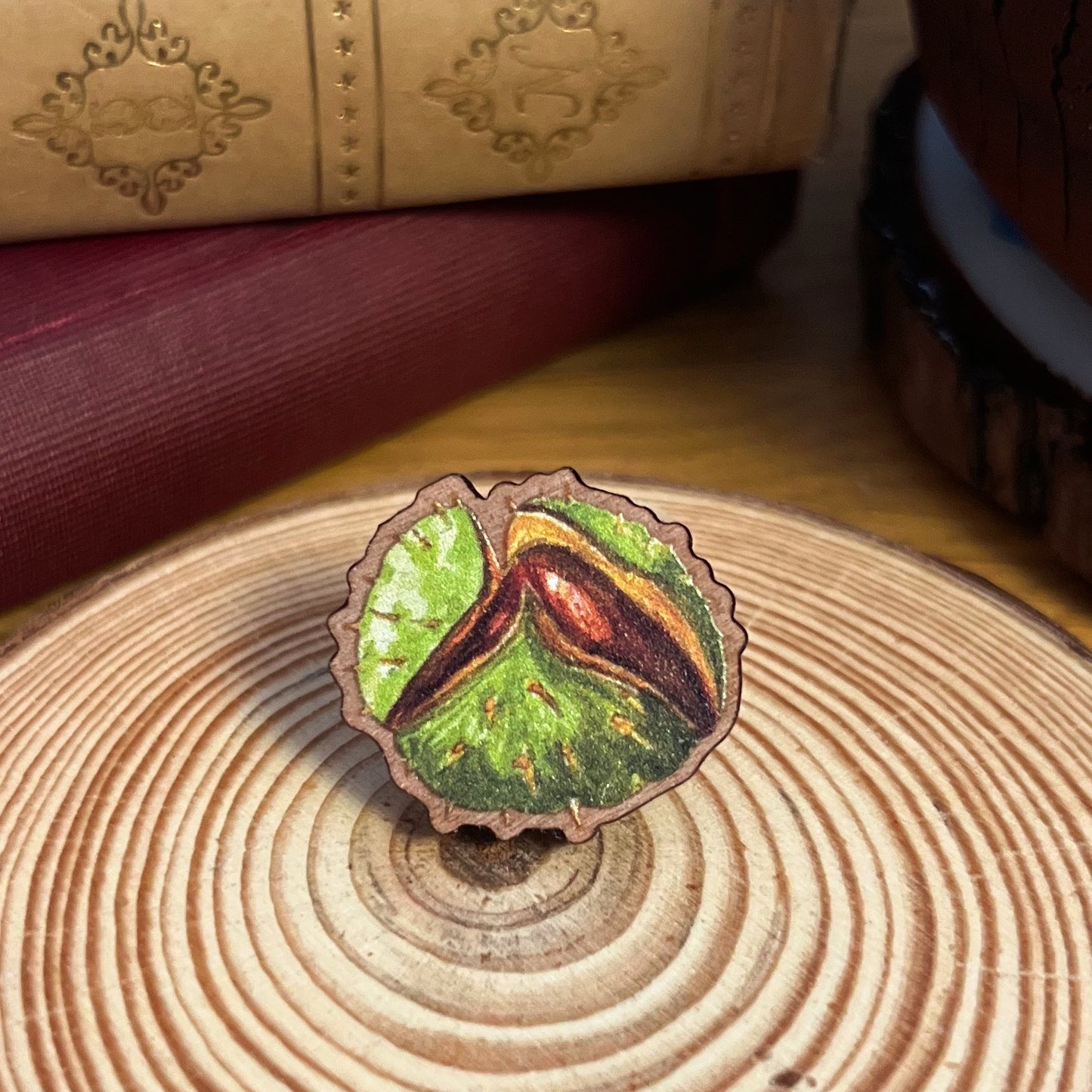 Botanical Wooden Pin Set